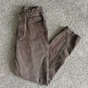 Vintage Jordache High-Waist Brown Mom Jeans